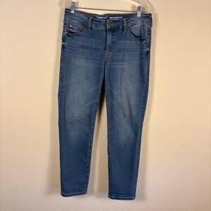 Torrid Women's Blue Ankle Jeans Perfect Boyfriend Premium Stretch Size 10R